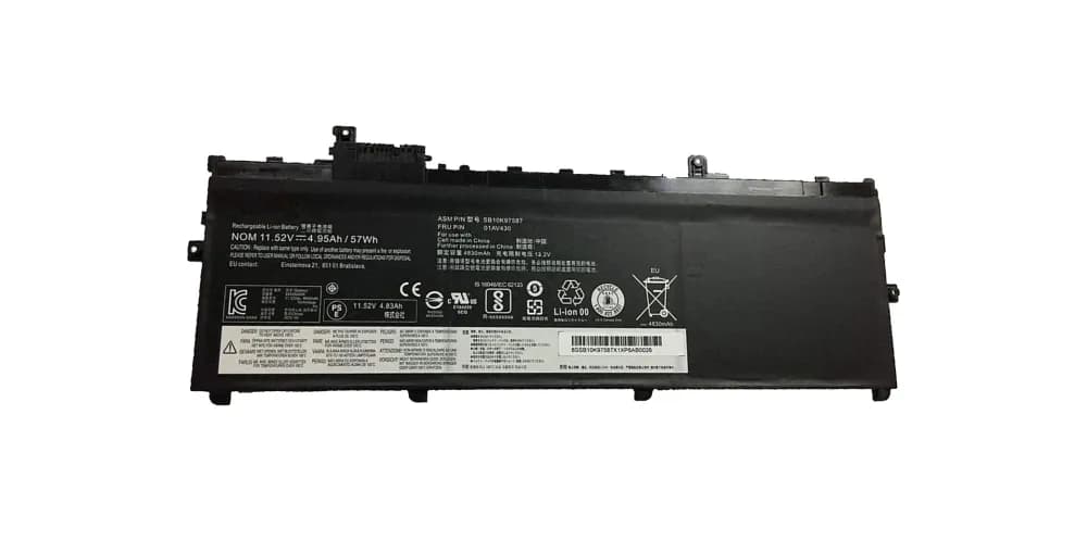 01AV430 - Lenovo 3-Cells 4920-mAh 11.58V 57Wh Li-Ion Internal Battery