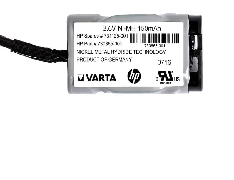 731125-001 - HPE 150mAh 4.3V Ni-MH Battery with Cable for DL580 Gen9
