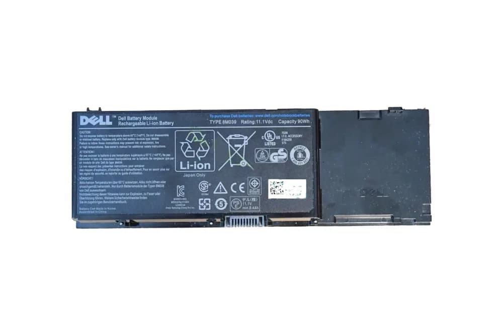 8M039 - Dell 9-Cells 86Wh 7800mAh 11.1V Lithium-Ion (Li-Ion) Battery