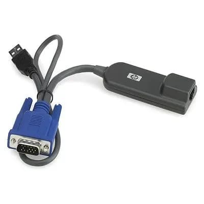 336047-B21 - HP RJ-45 to HD-15/USB Type-A KVM Adapter