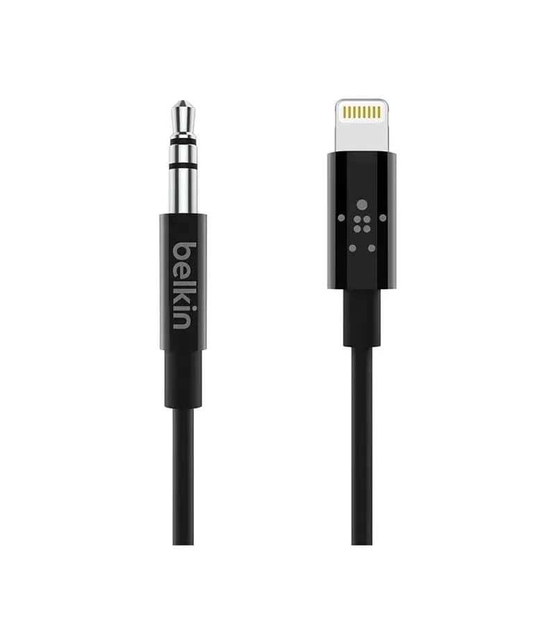 AV10172BT06-BLK - Belkin 3.5 mm Audio Cable With Lightning Connector