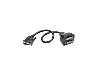 P564-001 - Tripp Lite 0.31m DVI Y Splitter Cable, Digital Monitors (DVI-D M to 2x F)
