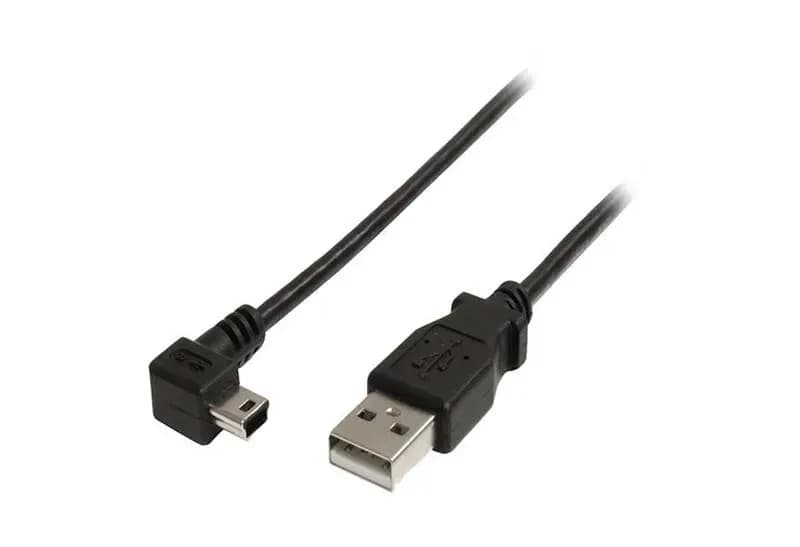 USB2HABM3RA - StarTech 3ft Mini USB Cable A to Right Angle Mini B