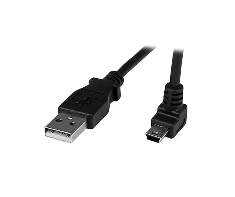 USBAMB1MU - StarTech 1m Mini USB Cable A to Up Angle Mini B