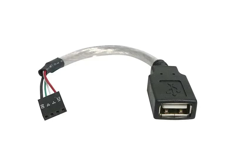 USBMBADAPT - StarTech 6-Inch USB 2.0 Cable USB A Female to USB Motherboard