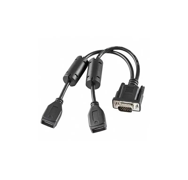 VM3052CABLE - Honeywell VM3 USB Y Cable - D15 Male to Two USB Type A Plug (Host), 10 Inch