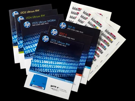 Q2013A - HP LTO-6 Ultrium Re-writable Bar Code Label Pack
