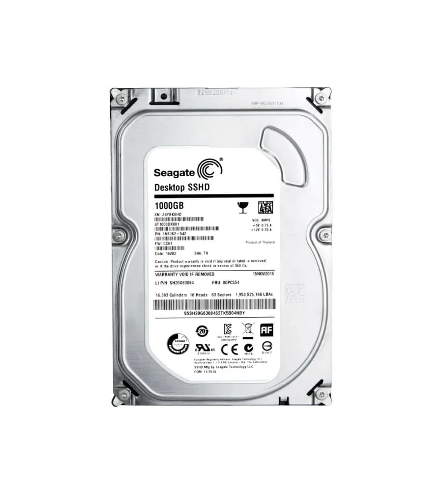 00PC554 - Lenovo 1TB 7200RPM SATA 6Gb/s 3.5-in Hard Drive