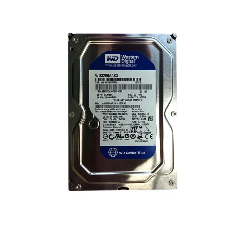 03T7040 - IBM 320GB 7200RPM SATA 6Gb/s 3.5-in Hard Drive