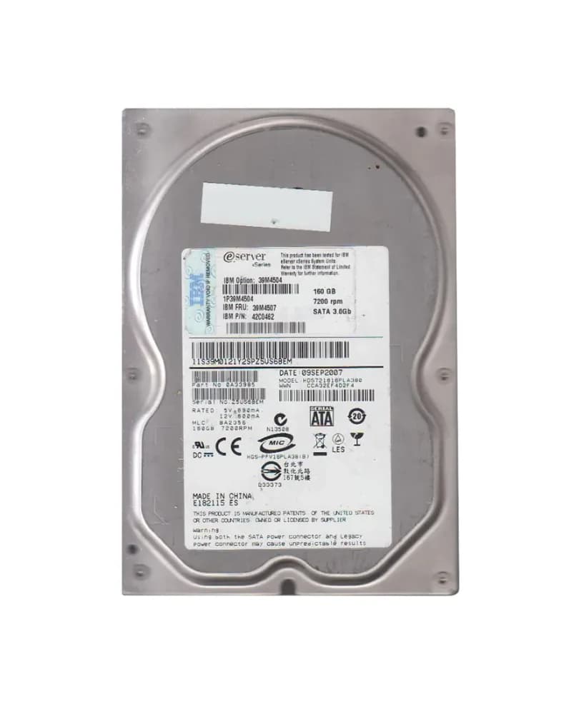 0A33985 - Lenovo 250GB 7200RPM SATA 3Gb/s 3.5-in Hard Drive