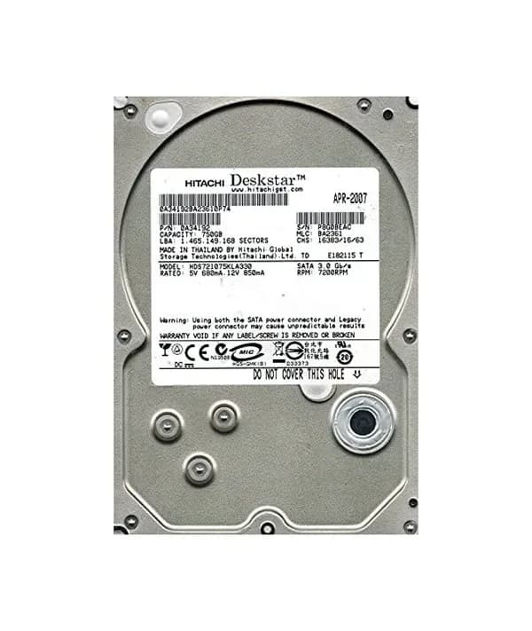 0A34192 - HGST 750GB 7200RPM SATA 3Gb/s 3.5-in Hard Drive