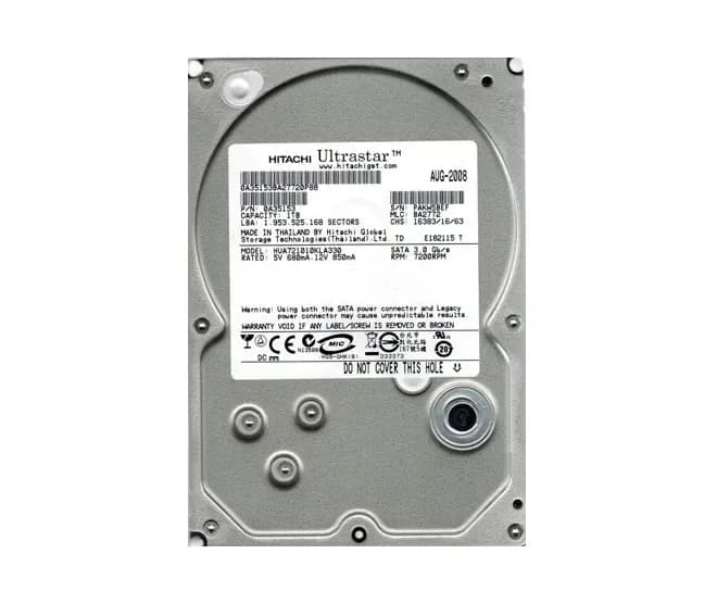 0A35153 - Hitachi 1TB 7200RPM SATA 3Gb/s 3.5-in Hard Drive