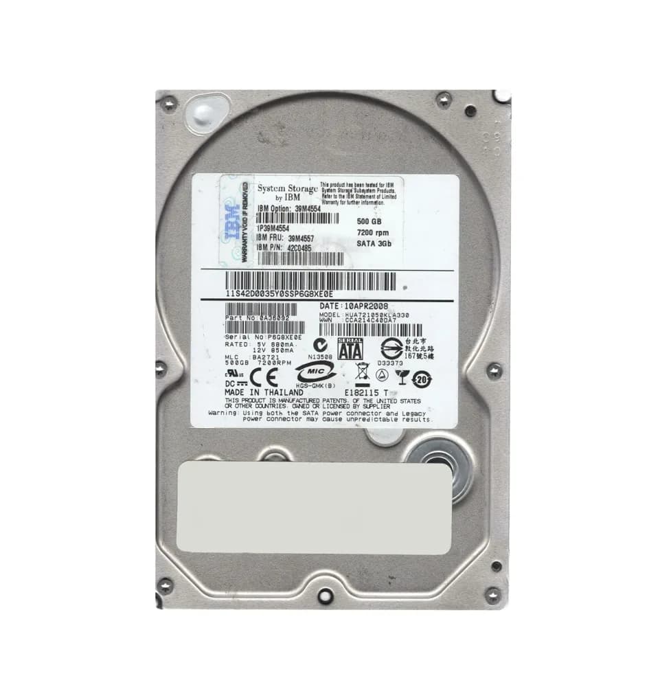 0A36092 - Hitachi 500GB 7200RPM SATA 3Gb/s 3.5-in Hard Drive