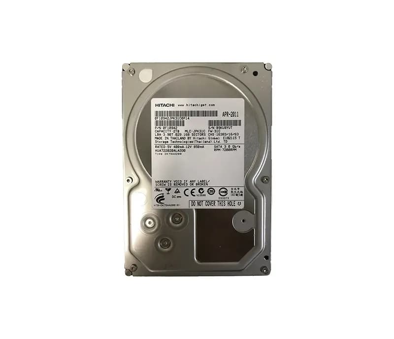 0F10942 - HGST 2TB 7200RPM SATA 3Gb/s 3.5-in Hard Drive