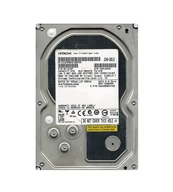 0F15107 - HGST 2TB 7200RPM SATA 6Gb/s 3.5-in Hard Drive