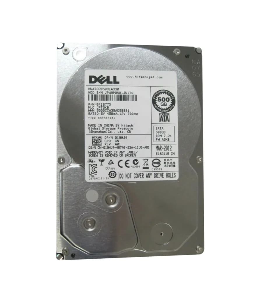 0F18775 - HGST 500GB 7200RPM SATA 3Gb/s 3.5-in Hard Drive