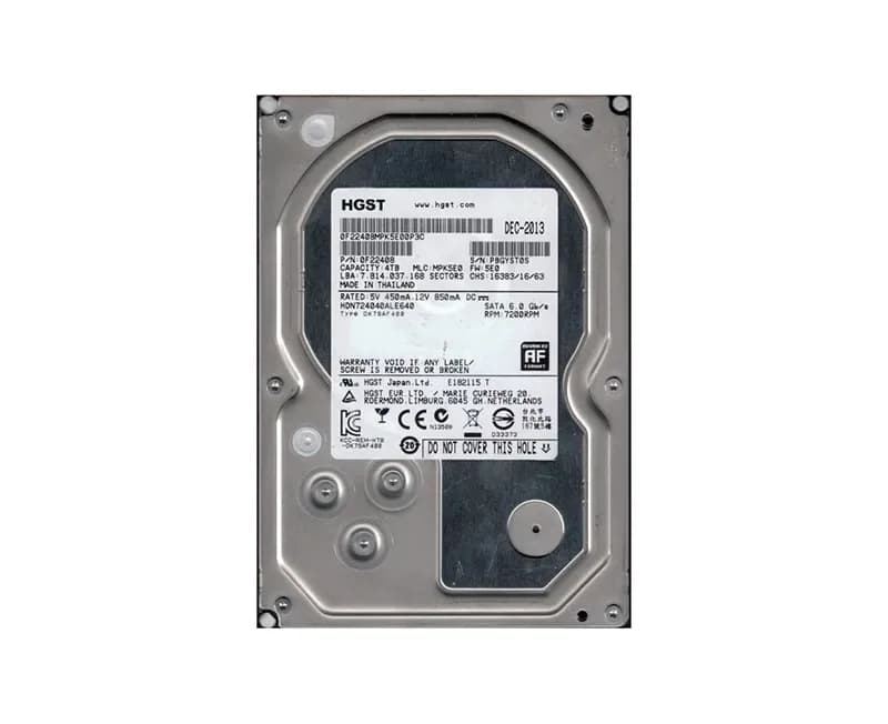 0F22408 - Hitachi 4TB 7200RPM SATA 6Gb/s 3.5-in Hard Drive