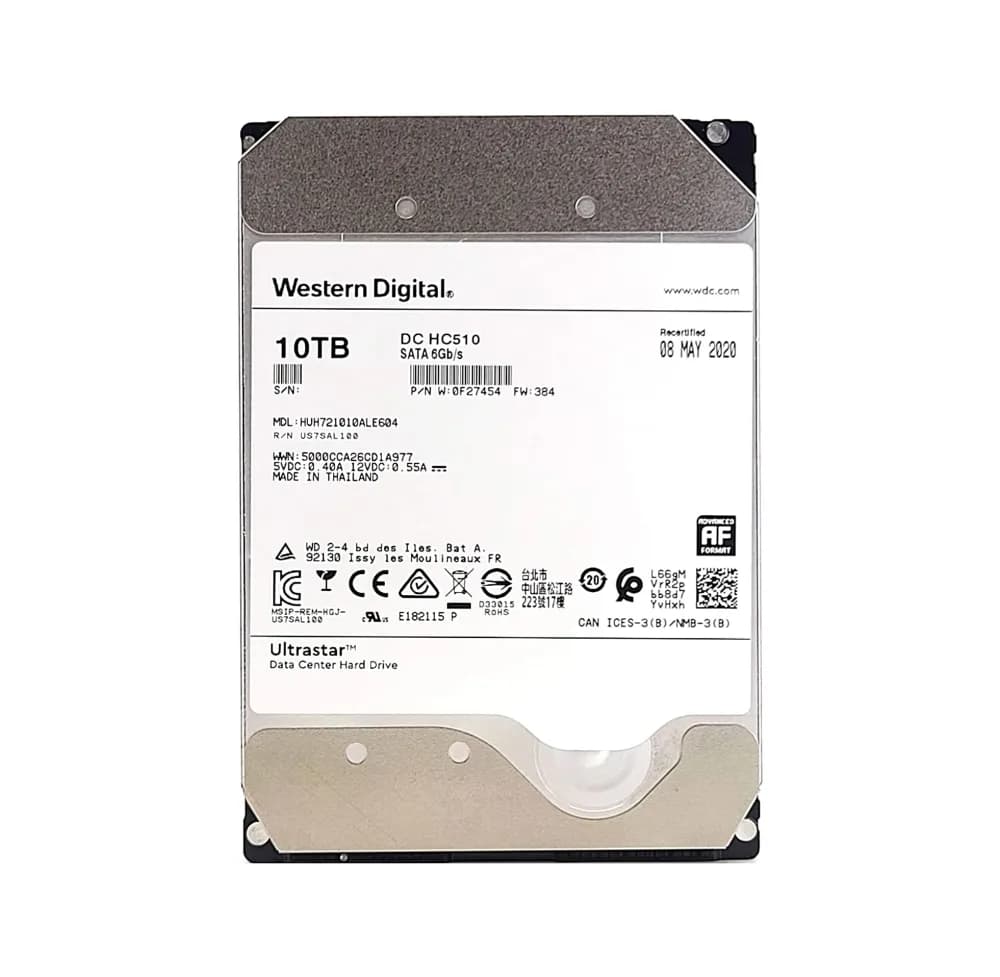 0F27454 - HGST 10TB 7200RPM SATA 6Gb/s 3.5-inch Hard Drive