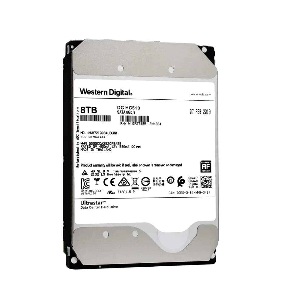 0F27455 - HGST 8TB 7200RPM SATA 6Gb/s 3.5-inch Hard Drive