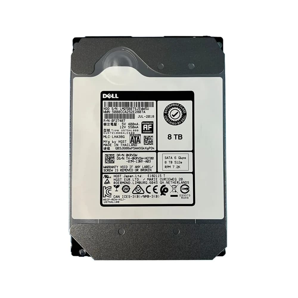 0F27487 - HGST 8TB 7200RPM SATA 6Gb/s 3.5-in Hard Drive