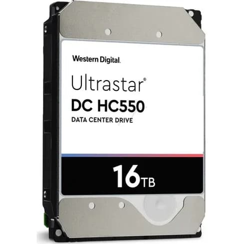 0F38456 - Western Digital Ultrastar DC HC550 16TB 7.2K SATA 3.5" HDD