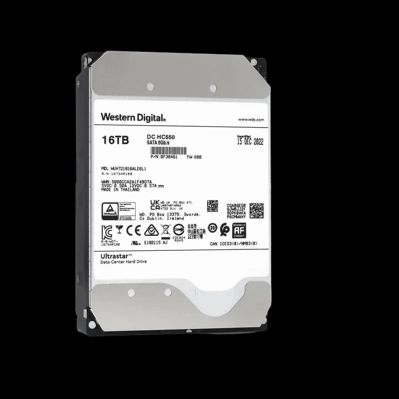 0F38461 - WD Ultrastar DC HC550 16TB 7200RPM SATA 3.5" HDD
