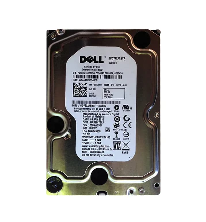 0KXM9 - Dell 750GB 7200RPM SATA 3Gb/s 3.5-in Hard Drive