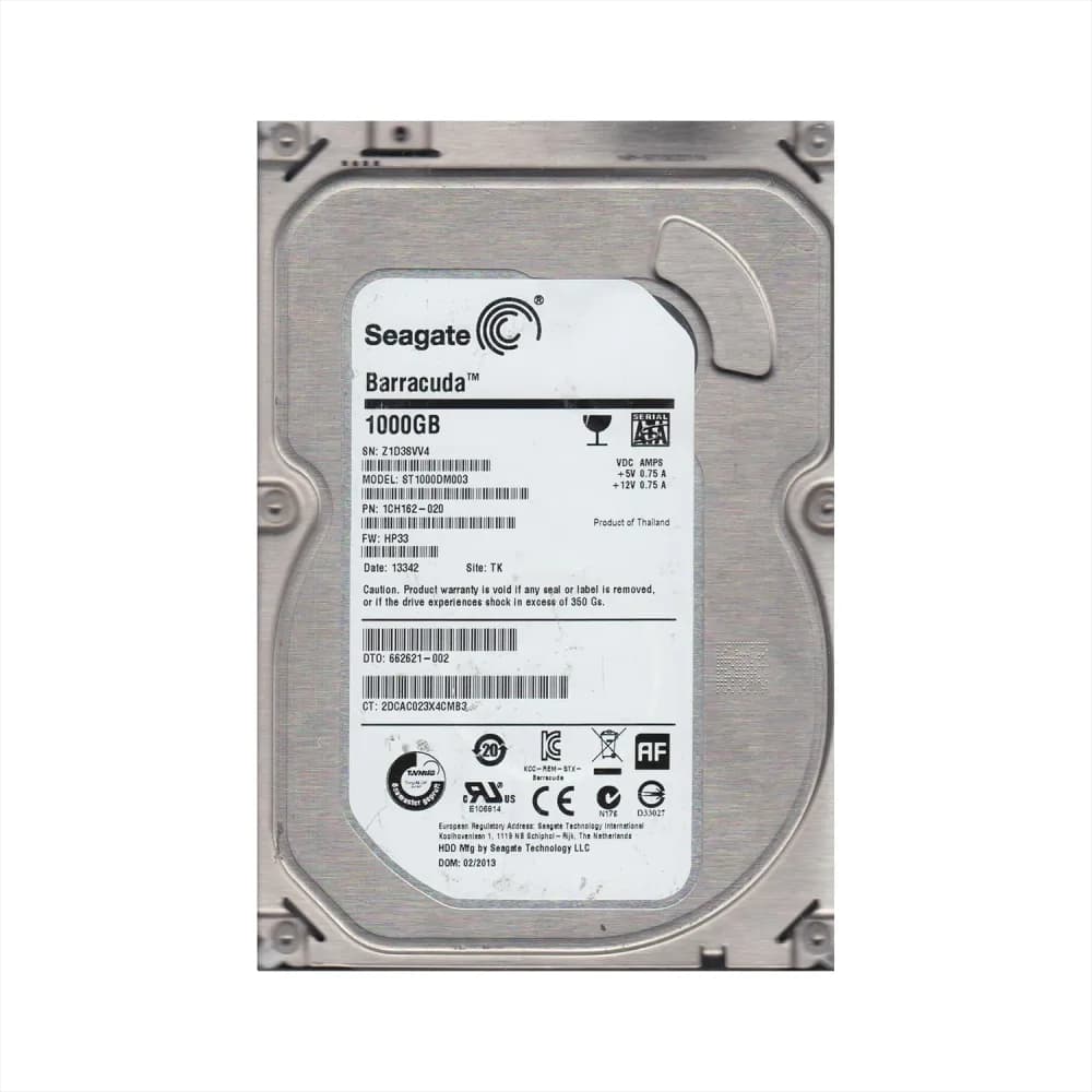 1CH162-020 - Seagate 1TB 7200RPM SATA 6Gb/s 3.5-in Hard Drive