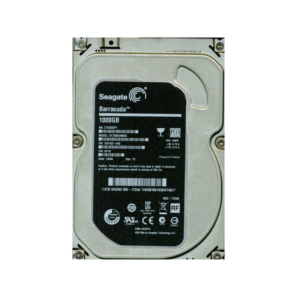 1CH162-042 - Seagate 1TB 7200RPM SATA 6Gb/s 3.5-in Hard Drive