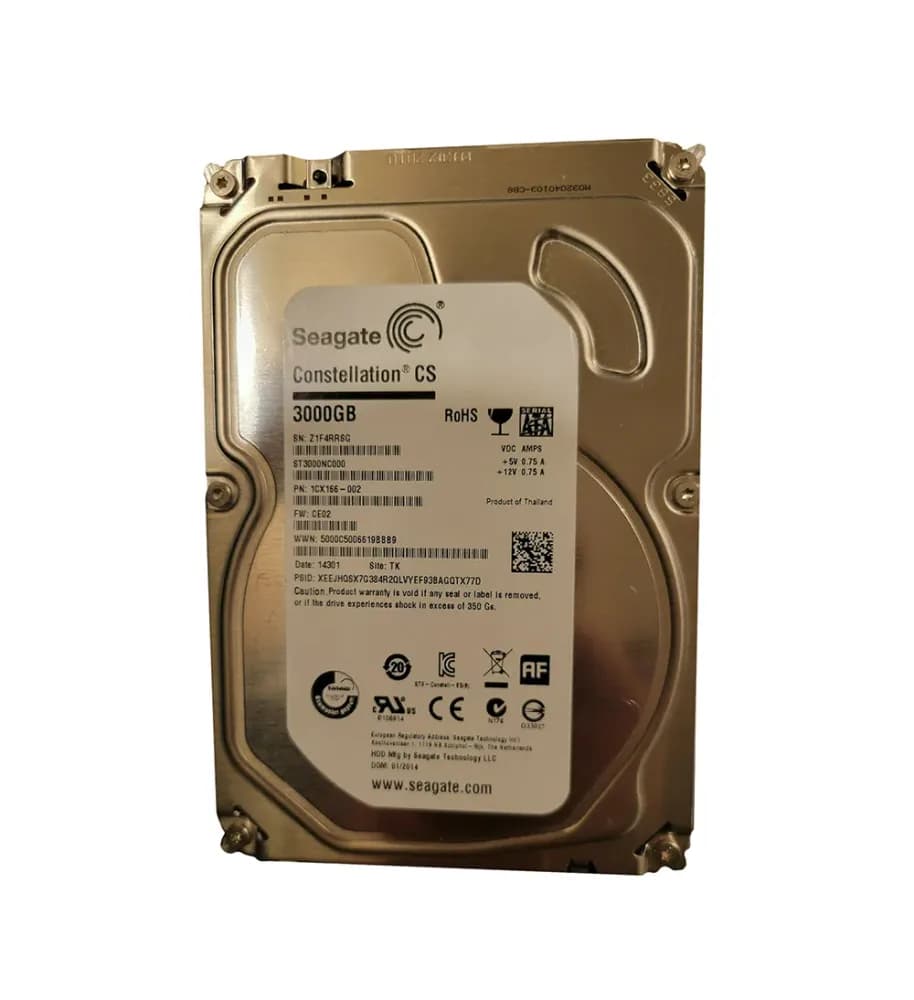 1CX166-002 - Seagate 3TB 7200RPM SATA 6Gb/s 3.5-in Hard Drive