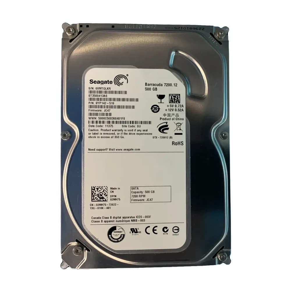 2MH75 - Dell 500GB 7200RPM SATA 6Gb/s 3.5-in Hard Drive