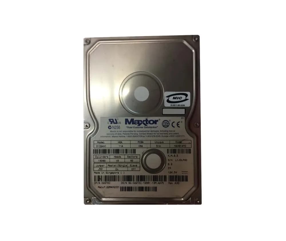 31024H1 - Maxtor DiamondMax VL 40 10.2GB 5.4K ATA-100 2MB 3.5" HDD