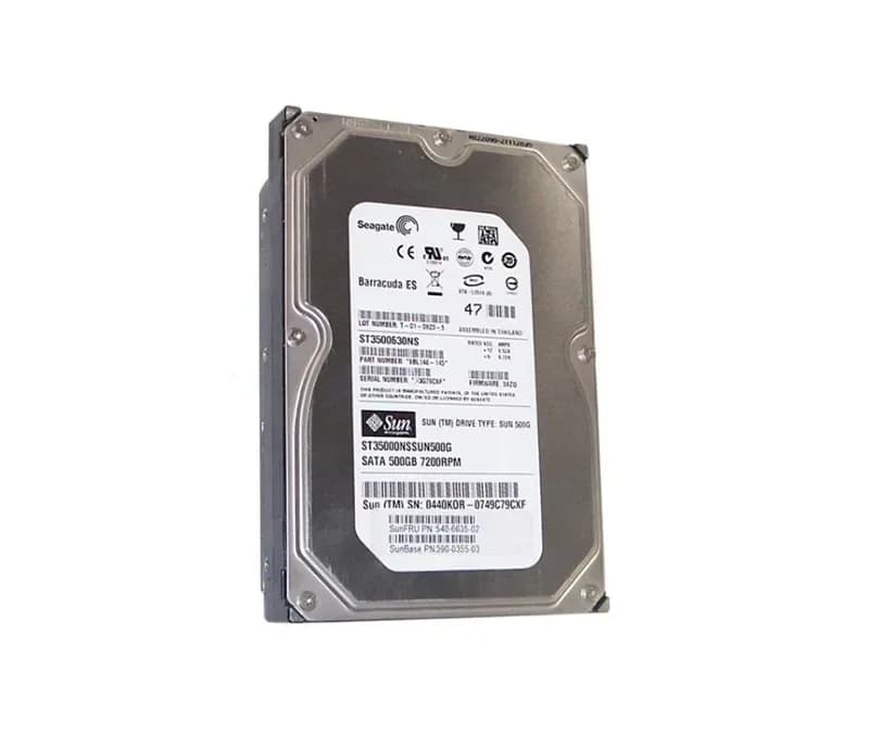 390-0355 - Sun 500GB 7200RPM SATA 3Gb/s 3.5-in Hard Drive
