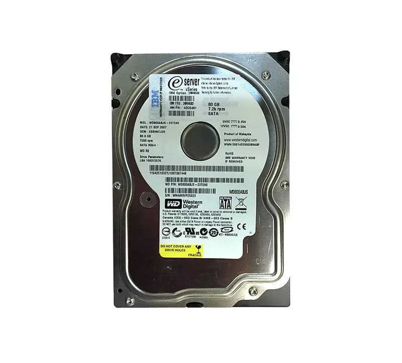 39M4503 - IBM 80GB 7200RPM SATA 3Gb/s 3.5-in Hard Drive