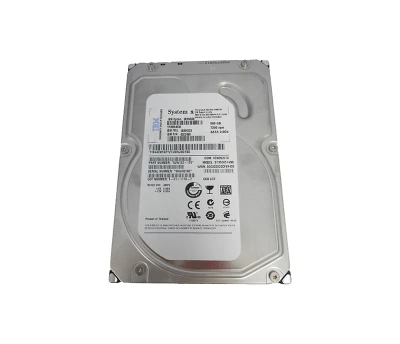 39M4530 - IBM 500GB 7200RPM SATA 3Gb/s 3.5-in Hard Drive