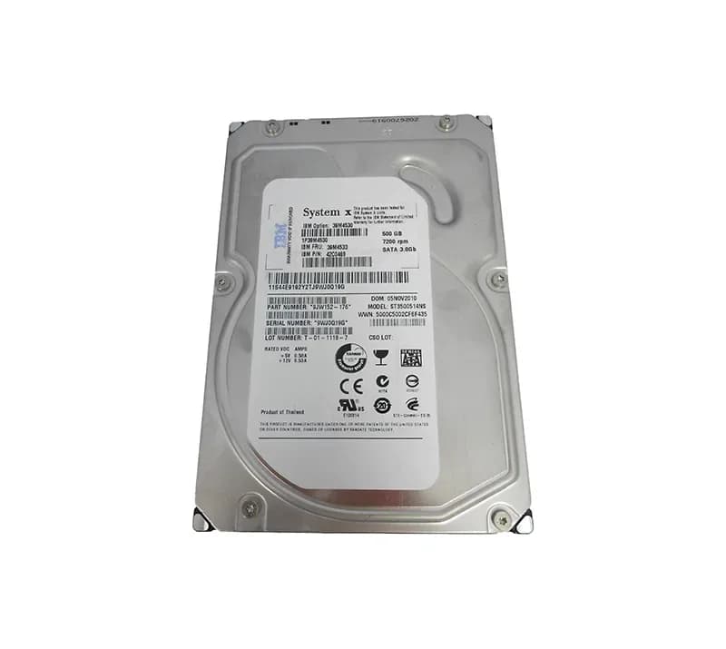 39M4533 - IBM 500GB 7200RPM SATA 3Gb/s 3.5-in Hard Drive