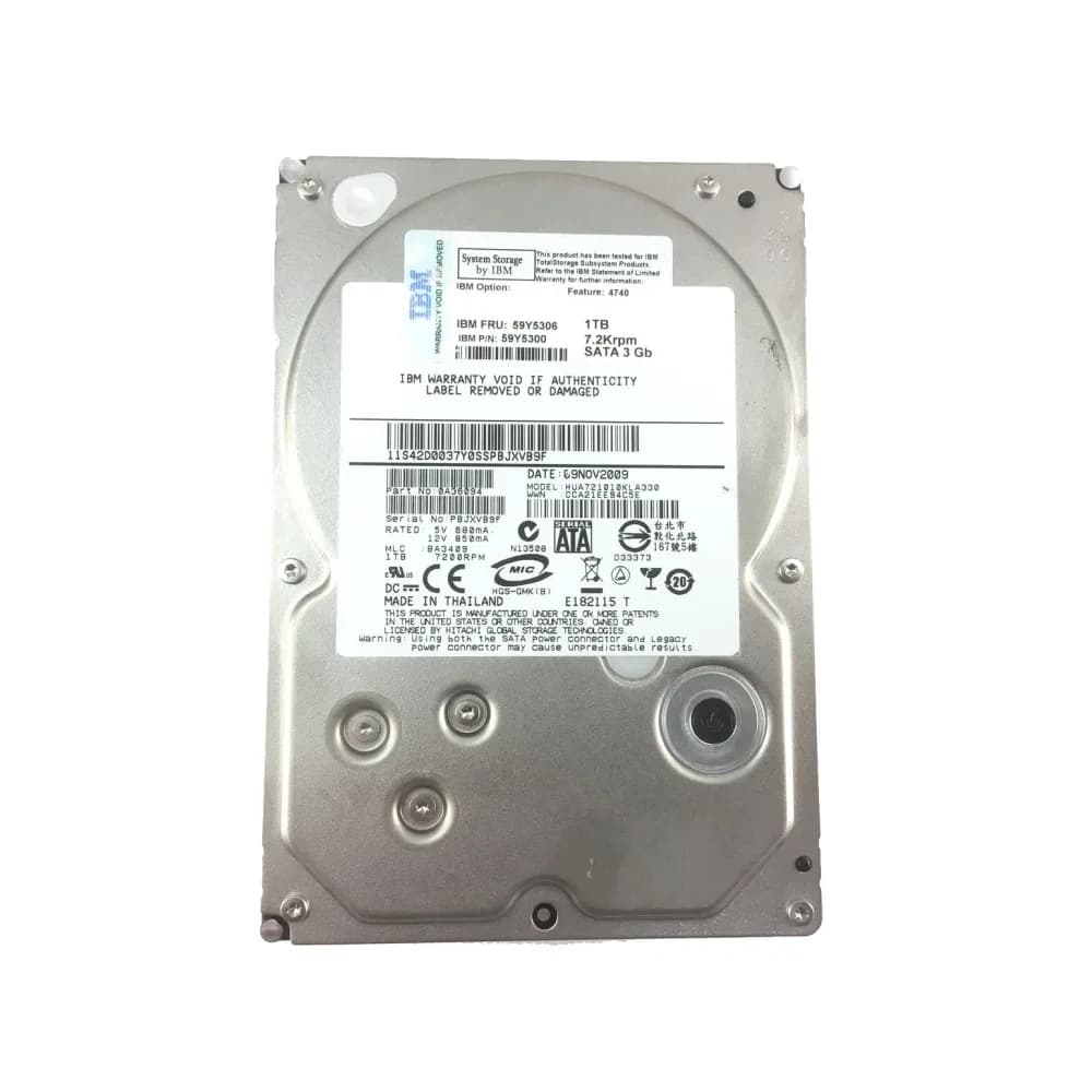 59Y5306 - IBM 1TB 7200RPM SATA 3Gb/s 3.5-in Hard Drive