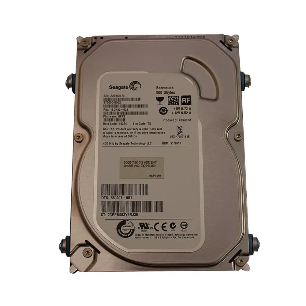 747991-001 - HP 500GB 7200RPM SATA 6Gb/s 3.5-in Hard Drive