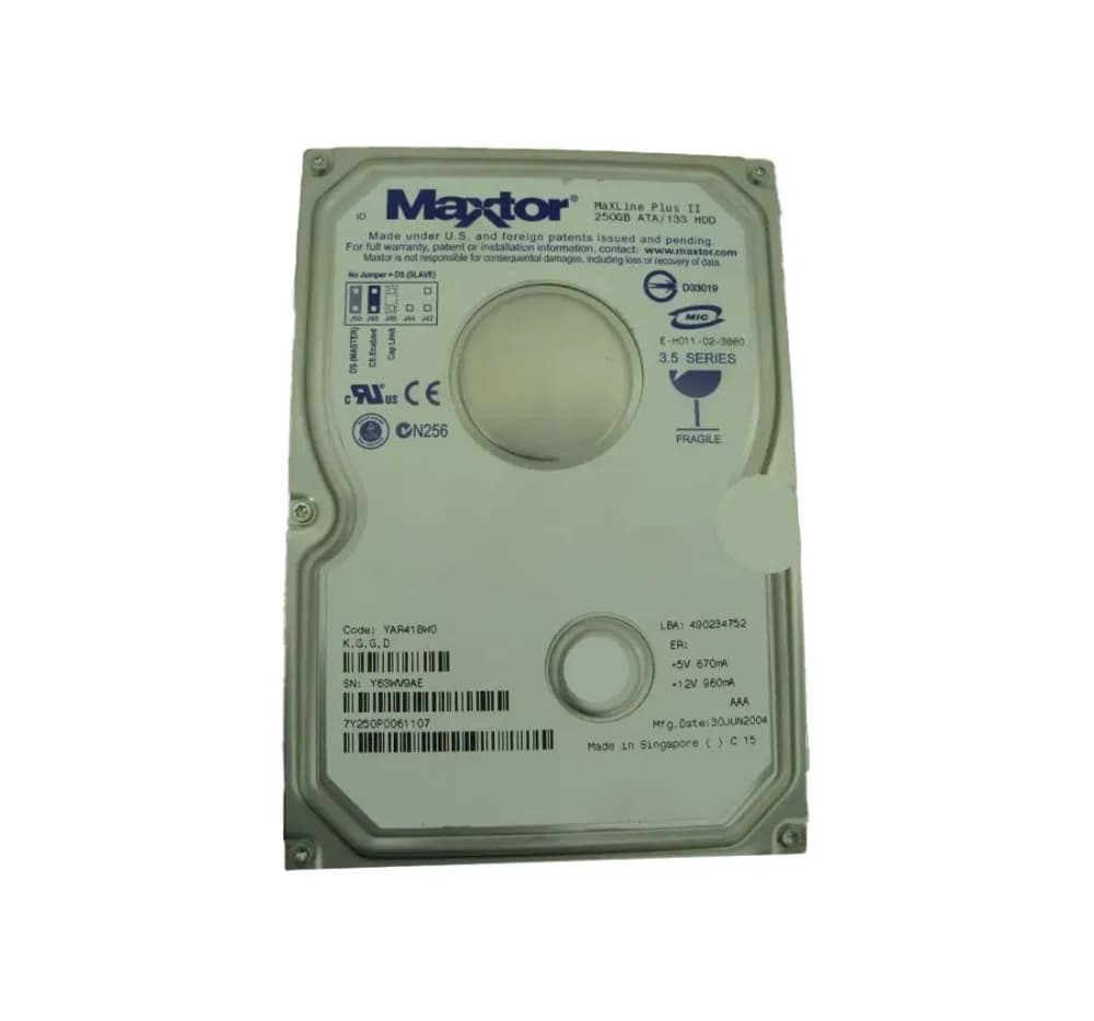 7Y250P0 - Maxtor MaXLine Plus II 250GB 7.2K Ultra ATA/133 3.5" HDD