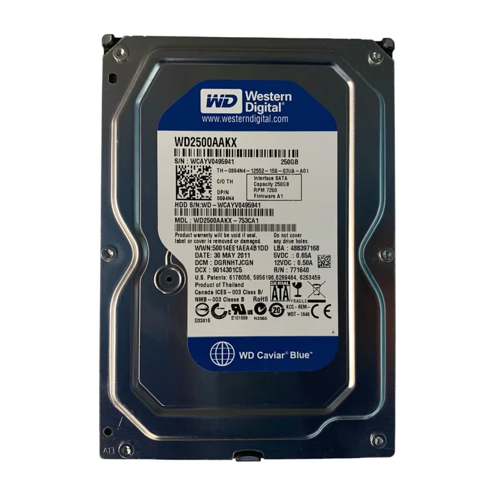 894N4 - Dell 250GB 7200RPM SATA 3Gb/s 3.5-in Hard Drive