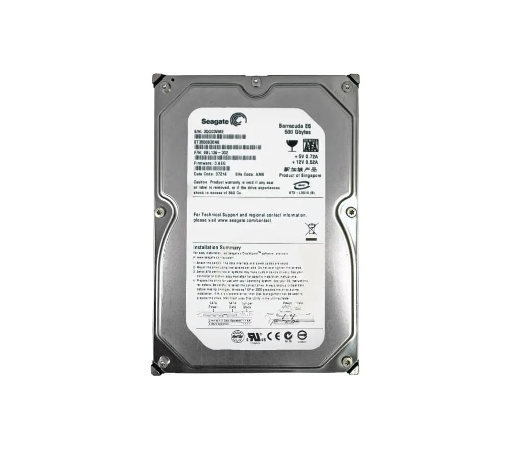 9BL136-302 - Seagate 500GB 7200RPM SATA 3Gb/s 3.5-in Hard Drive