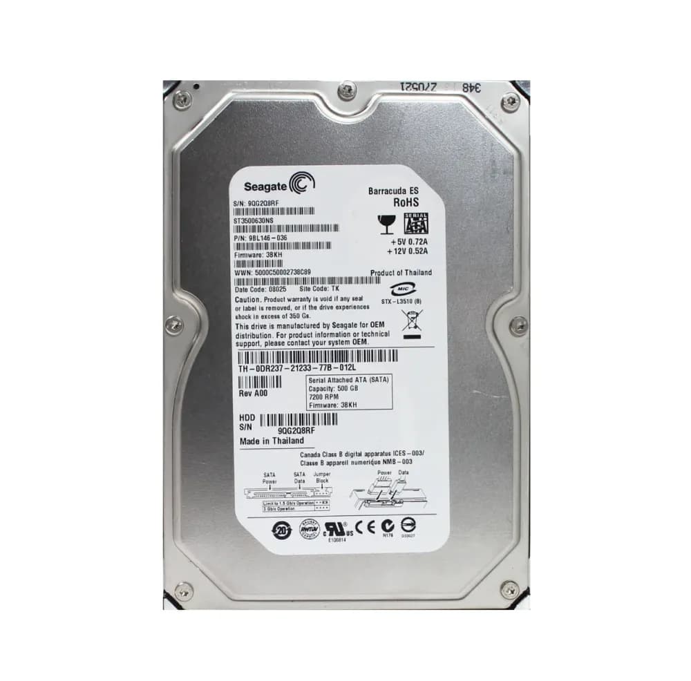 9BL146-036 - Seagate 500GB 7200RPM SATA 3Gb/s 3.5-in Hard Drive