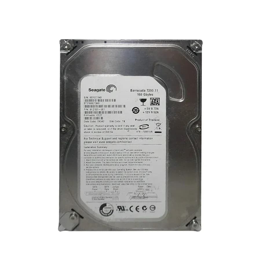 9FZ181-301 - Seagate 160GB 7200RPM SATA 3Gb/s 3.5-in Hard Drive