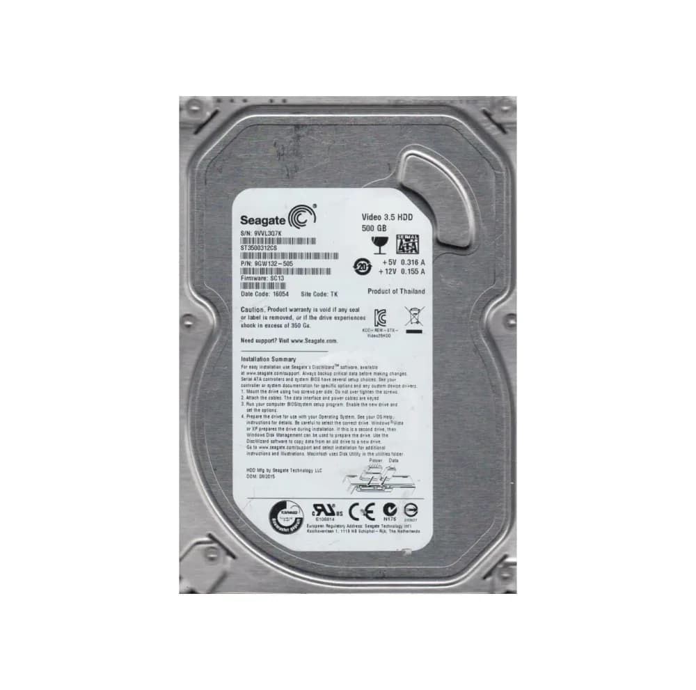 9GW132-505 - Seagate 500GB 5900RPM SATA 3Gb/s 3.5-in Hard Drive