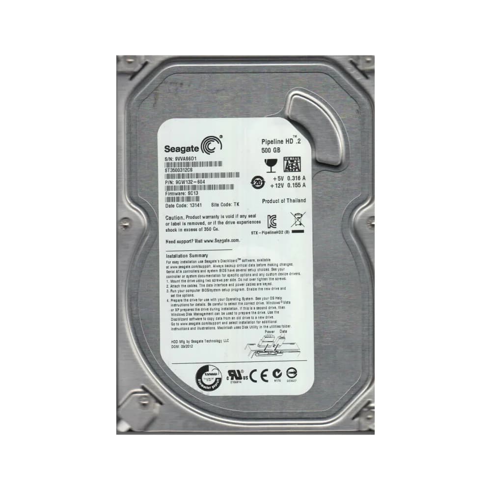 9GW132-604 - Seagate 500GB 5900RPM SATA 3Gb/s 3.5-in Hard Drive