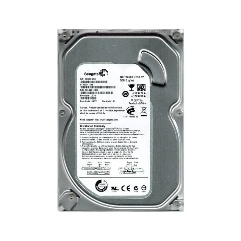 9SL142-300 - Seagate 500GB 7200RPM SATA 3Gb/s 3.5-in Hard Drive
