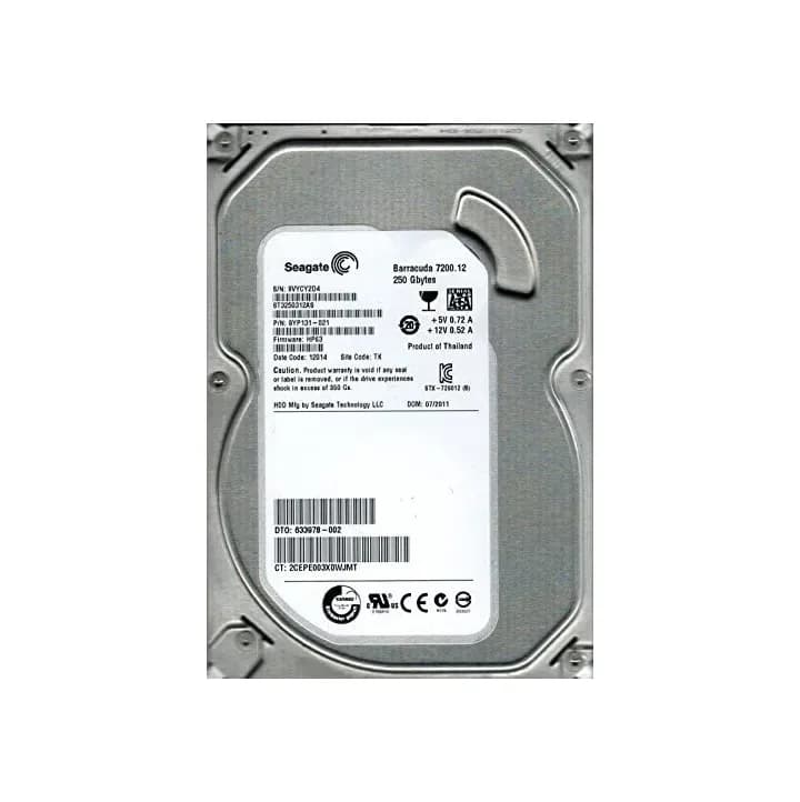 9YP131-021 - Seagate 250GB 7200RPM SATA 6Gb/s 3.5-in Hard Drive