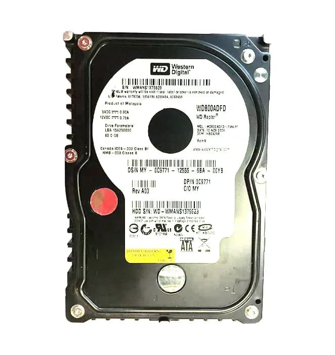 C9771 - Dell 80GB 10000RPM SATA 3Gb/s 3.5-in Hard Drive