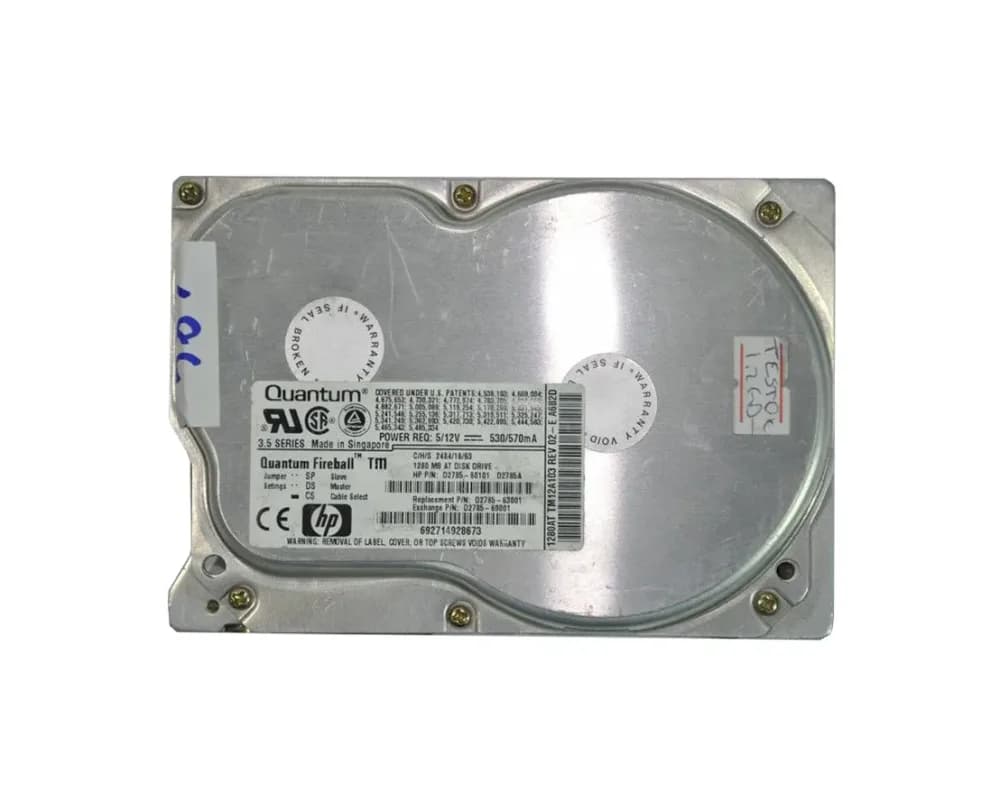 D2785-60101 - HP 1.2GB 5400RPM IDE / ATA 3.5-inch Hard Drive