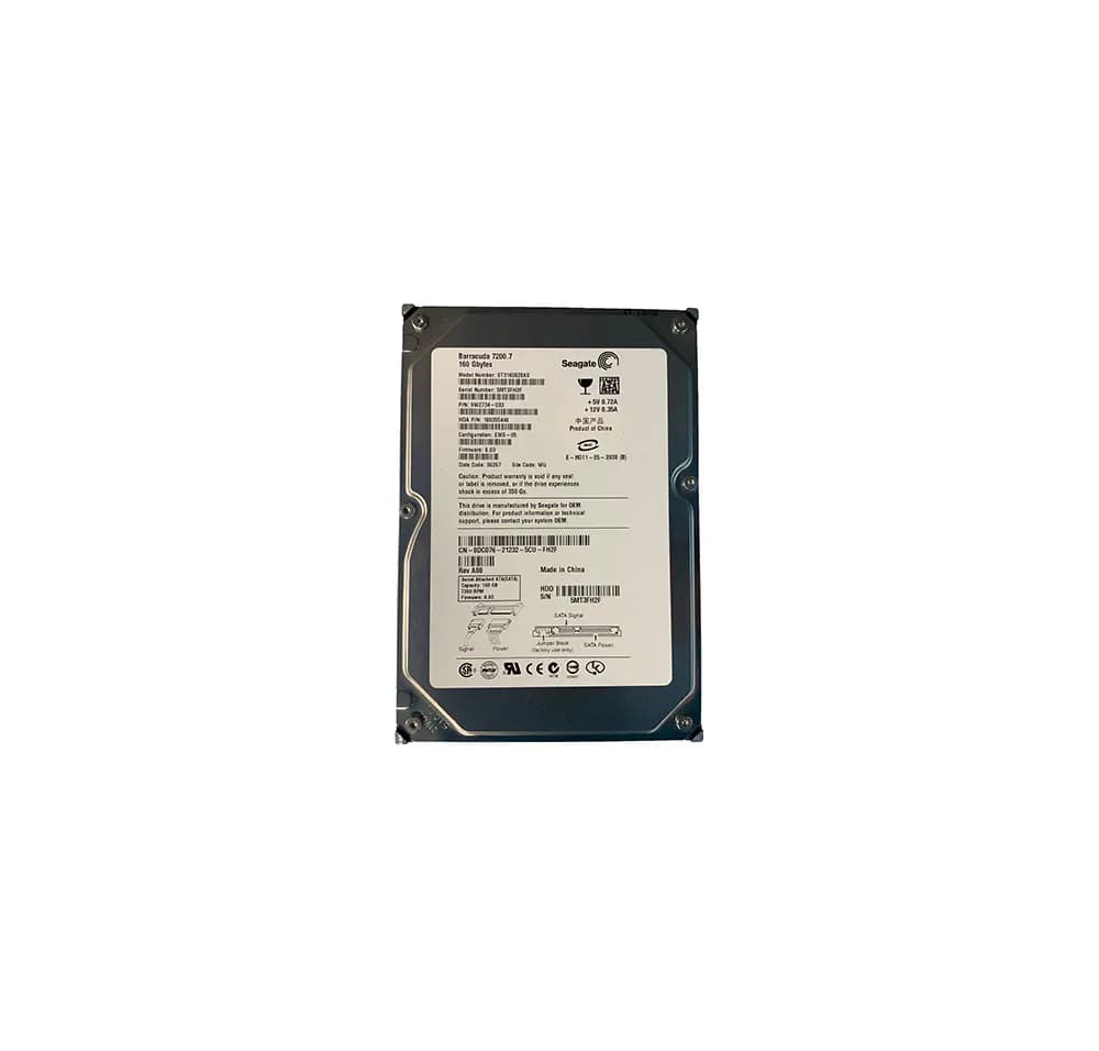 DC076 - Dell 160GB 7200RPM SATA 1.5Gb/s 3.5-in Hard Drive